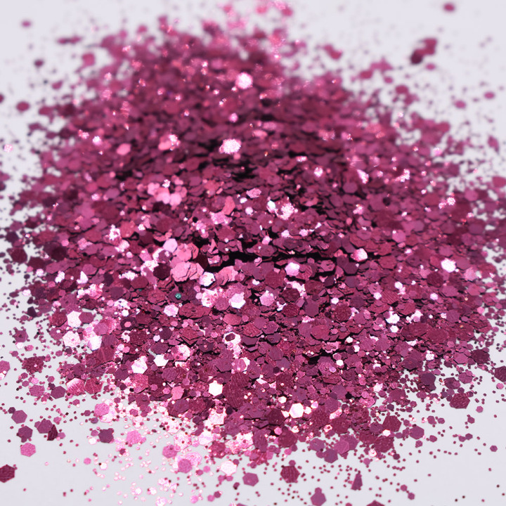 BC407  Chunky Mixed Pure Color Glitter Wholesale for Resin Makeup Leather Nails Tumbler 