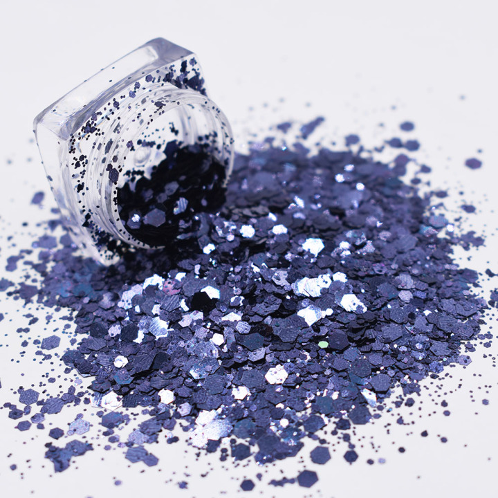 BC1001  Chunky Mixed Pure Color Glitter Wholesale for Resin Makeup Leather Nails Tumbler 