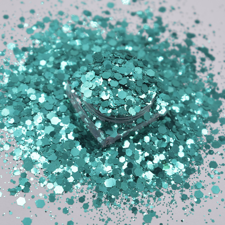 BC700  Chunky Mixed Pure Color Glitter Wholesale for Resin Makeup Leather Nails Tumbler 