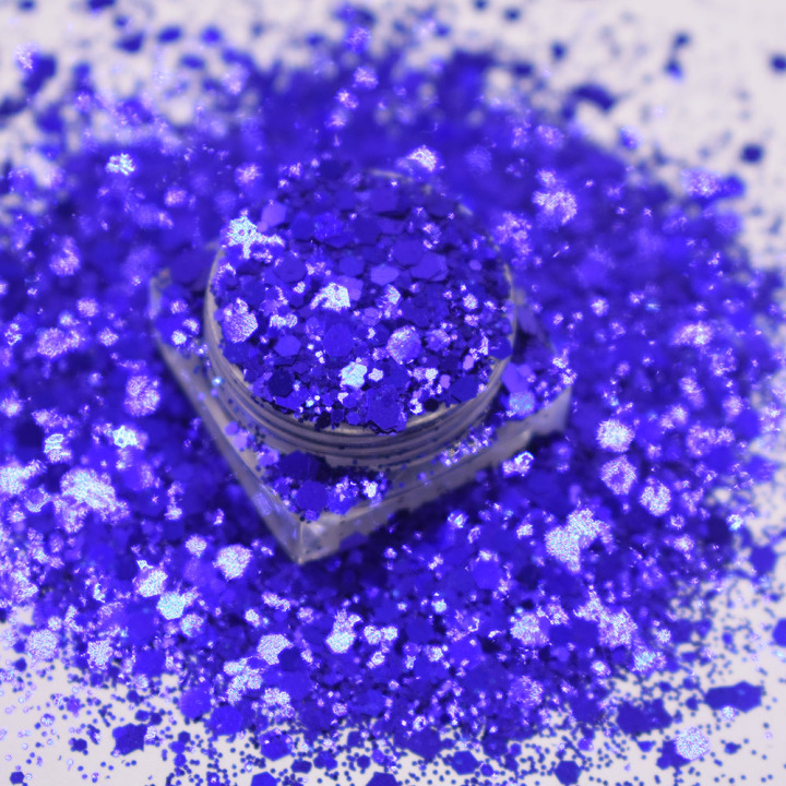 BC705  Chunky Mixed Pure Color Glitter Wholesale for Resin Makeup Leather Nails Tumbler 