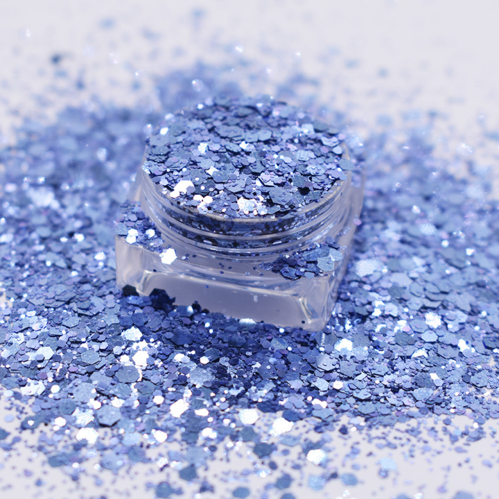 BC712  Chunky Mixed Pure Color Glitter Wholesale for Resin Makeup Leather Nails Tumbler 
