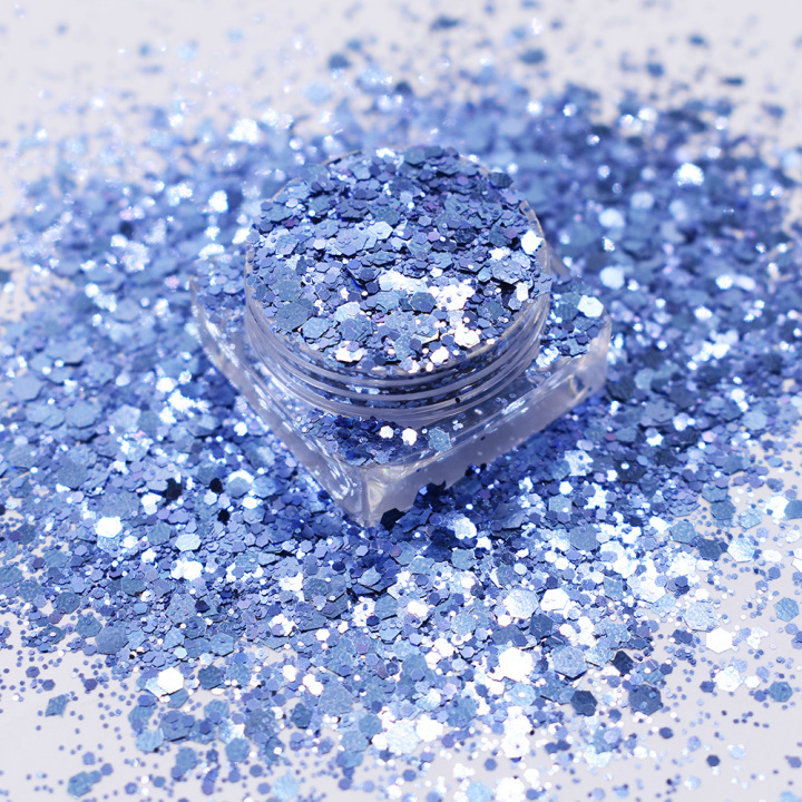 BC712  Chunky Mixed Pure Color Glitter Wholesale for Resin Makeup Leather Nails Tumbler 