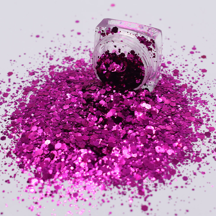 BC903  Chunky Mixed Pure Color Glitter Wholesale for Resin Makeup Leather Nails Tumbler 