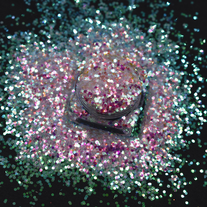 F322R  High sparkling original iridescent glitter