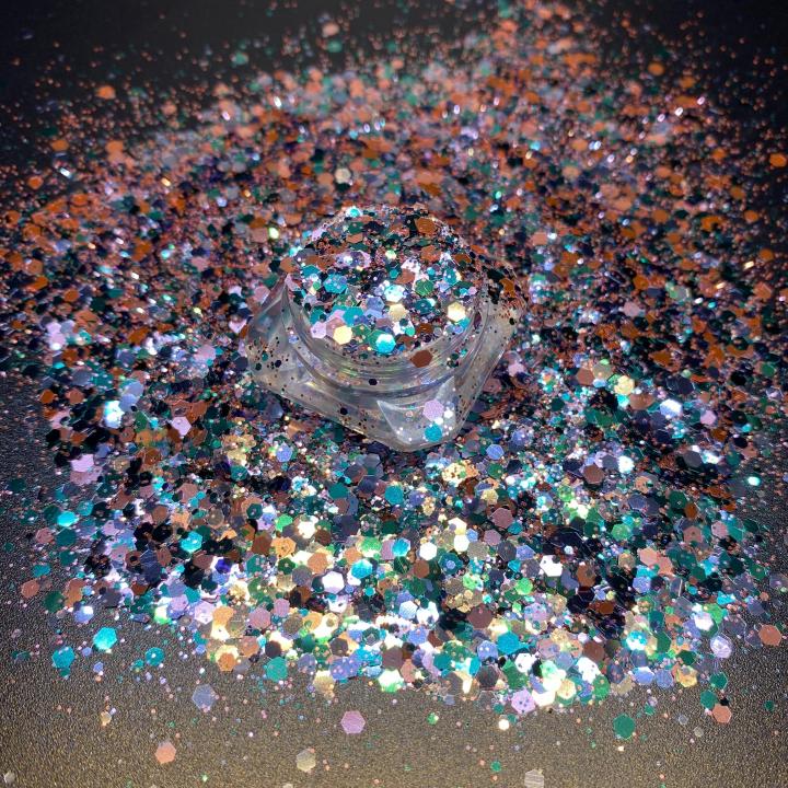 BTC19  Chunky Mixed Glitter Wholesale for Resin Makeup Nails Tumblers 