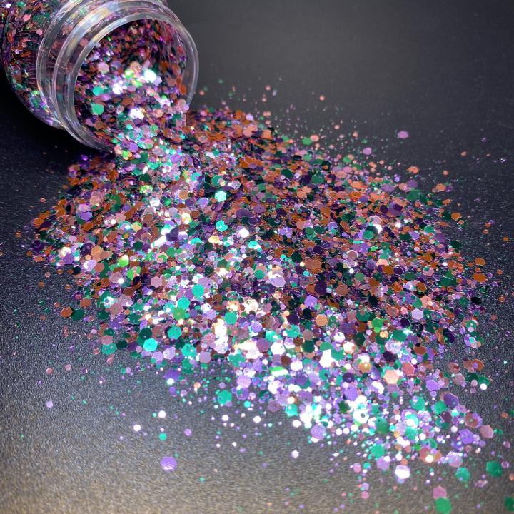 BTC28  Chunky Mixed 2oz Shakers Glitter Wholesale for Resin Makeup Nails Tumblers 