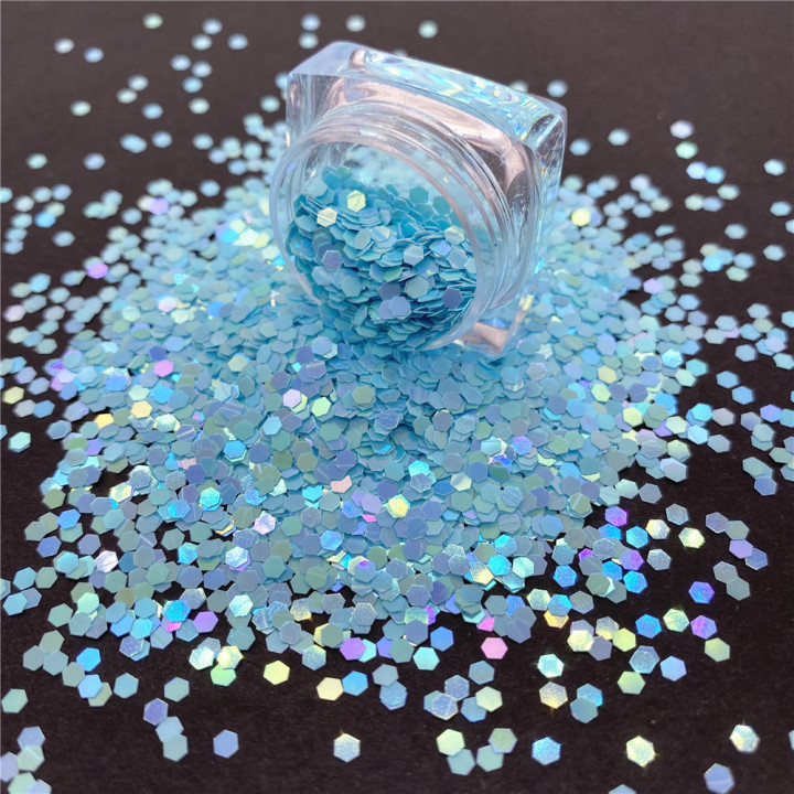 E3144  Grease paint series 1oz 2oz bags polyester chunky glitter 