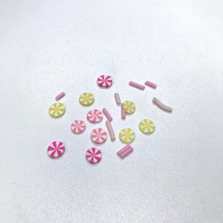 SPR69A   Polymer Clay Sprinkle Mix for Tumblers Slime Keychain DIY Chritsmas decoration 