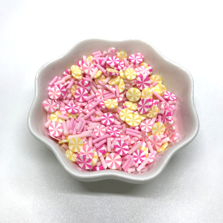 SPR69A   Polymer Clay Sprinkle Mix for Tumblers Slime Keychain DIY Chritsmas decoration 