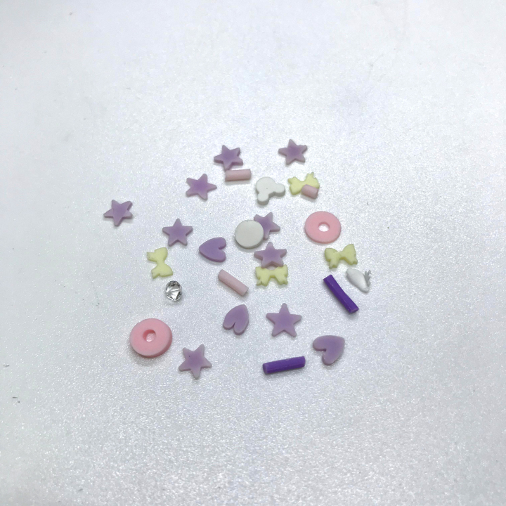 SPR70A   Polymer Clay Sprinkle Mix for Tumblers Slime Keychain DIY Chritsmas decoration 