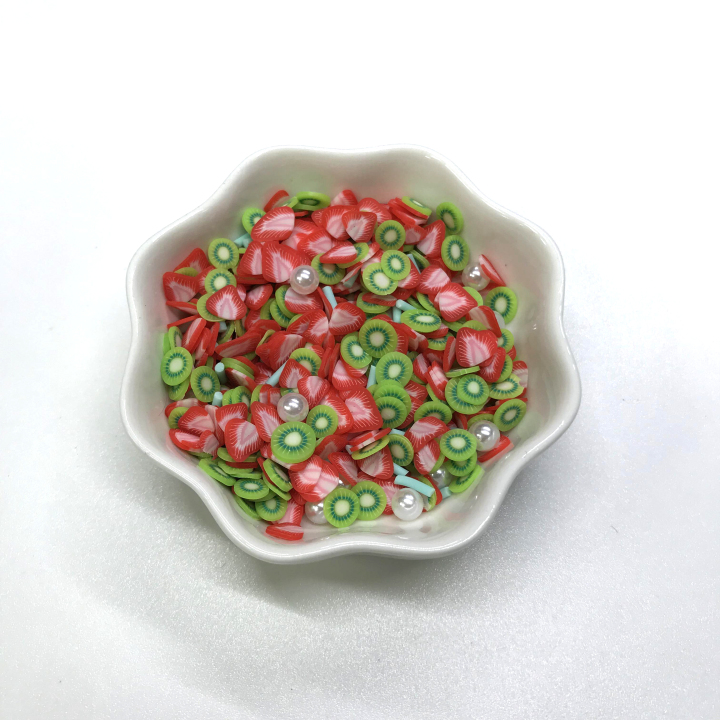 SPR73   Polymer Clay Sprinkle Mix for Tumblers Slime Keychain DIY Chritsmas decoration 