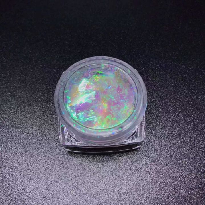 K207GR new chameleon opal flakes Ice Transparent 