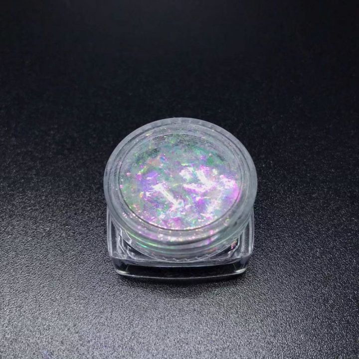 K209SR new chameleon opal flakes Ice Transparent 