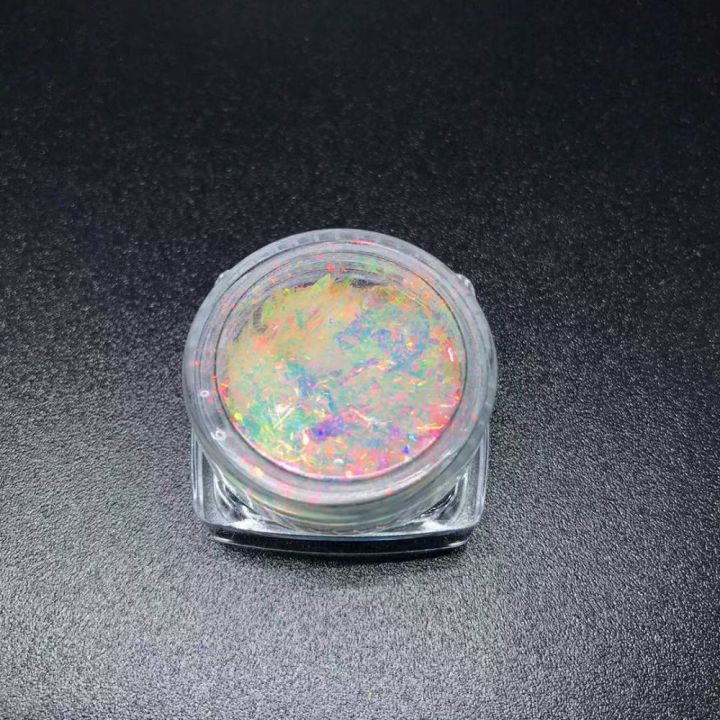 K211OG new chameleon opal flakes Ice Transparent 