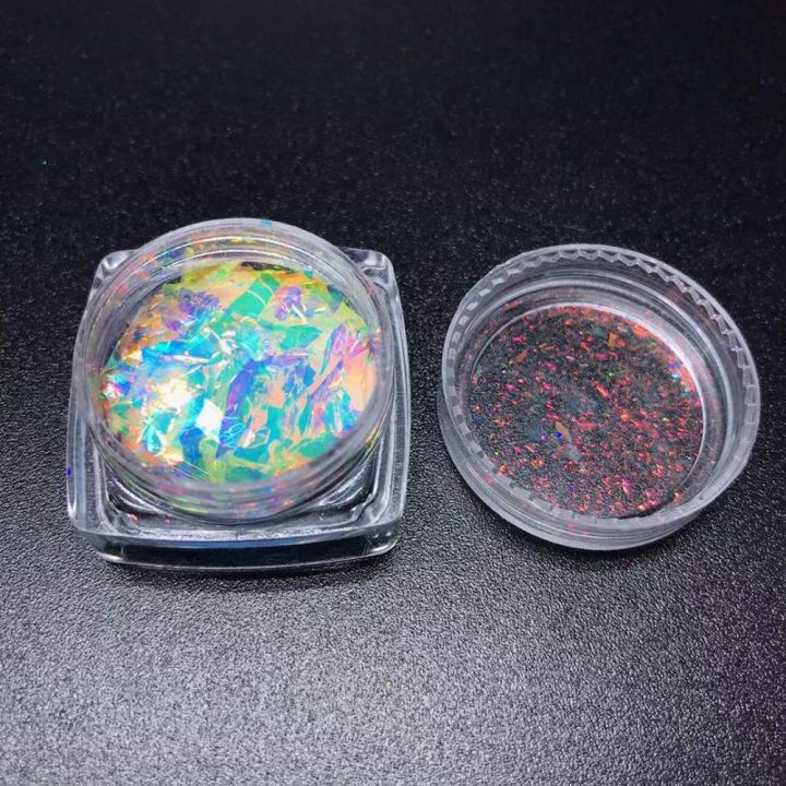 K211OG new chameleon opal flakes Ice Transparent 