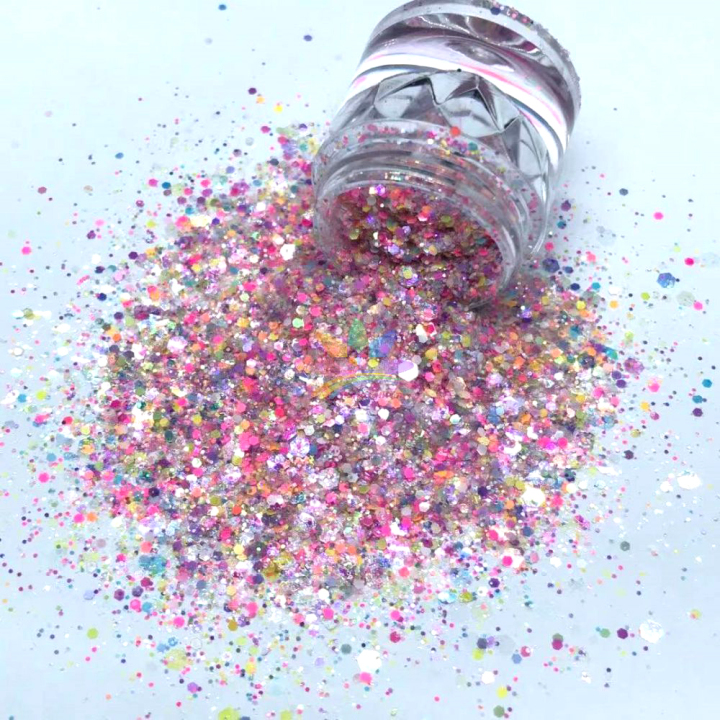 KDIS11  Nail Art Mixed High Shiny iridescent Dream icing Sugar DIY Glitter