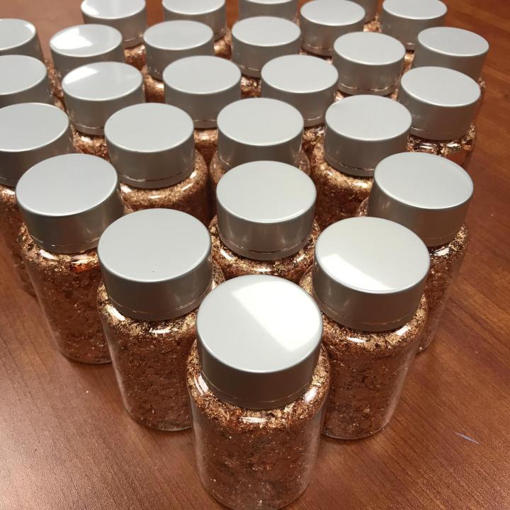 Rose Gold Flakes Gold Leaf Foil Flakes  for DIY handmade craft epoxy Cosmetic Pigment Ink Pigments resin craft