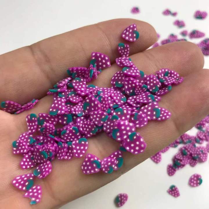SPR55   Polymer Clay Sprinkle for Nails Tumblers Slime Keychain DIY Chritsmas decoration 
