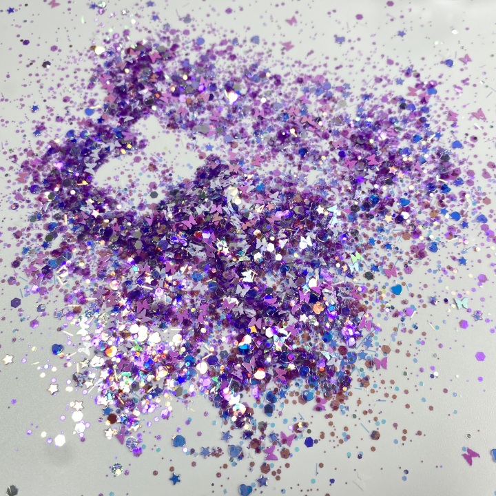 BTF15   New glitters mixed colors and stars hearts butterfly  for nail body makeup hair decoration glitter slimes resin and craft