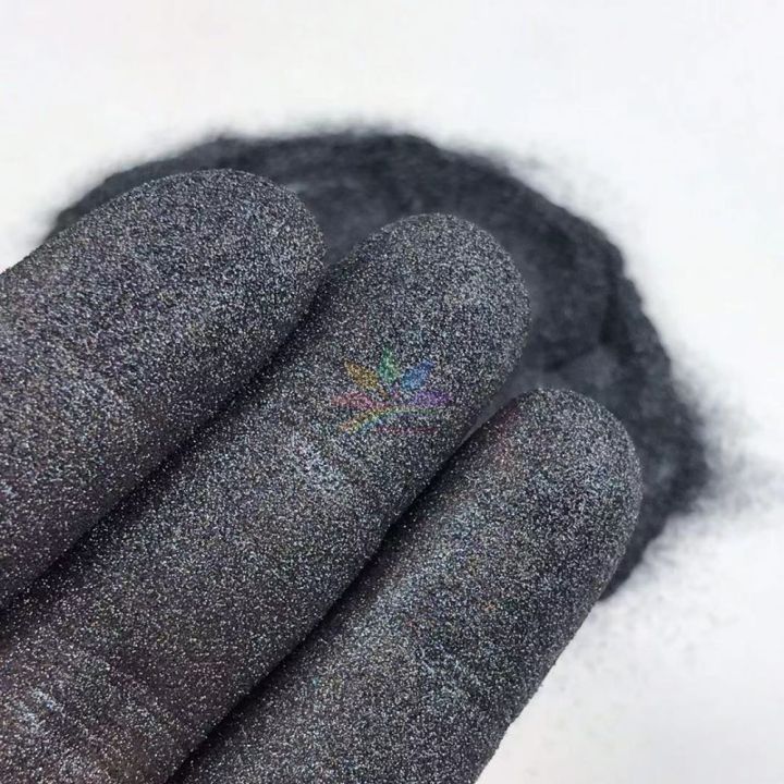 LB1002  holographic black  ultra fine glitter 0.08mm 