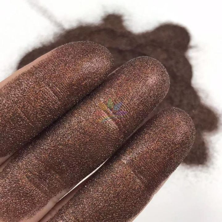 LB406  holographic copper ultra fine glitter 0.08mm 