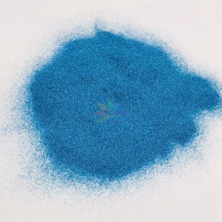LB700  holographic blue  ultra fine glitter 0.08mm 