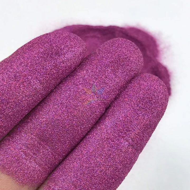 LB901  holographic pink  ultra fine glitter 0.08mm 