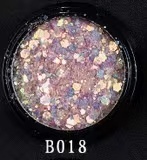 B018 chunky mix uv change glitter 