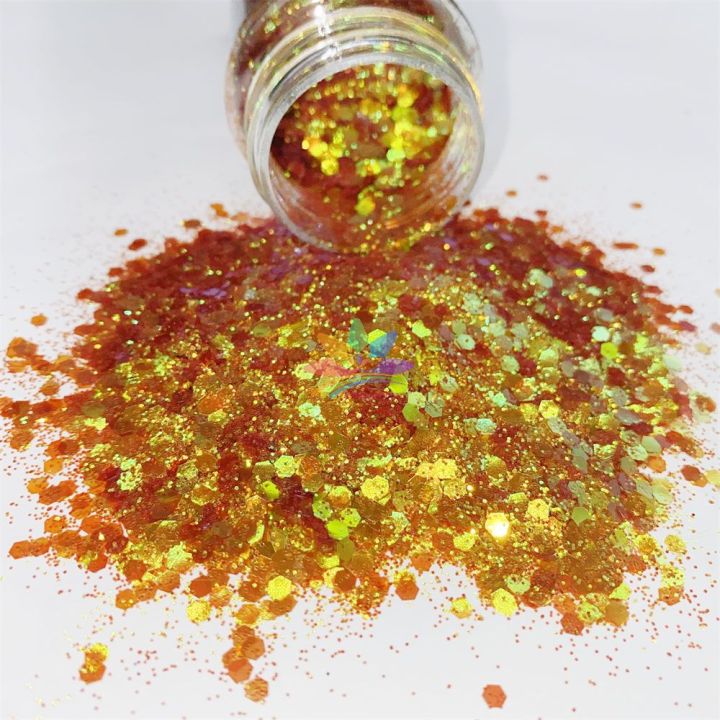 BSLC019  Chunky mix  High quality color shift glitter polyester iridescent glitter