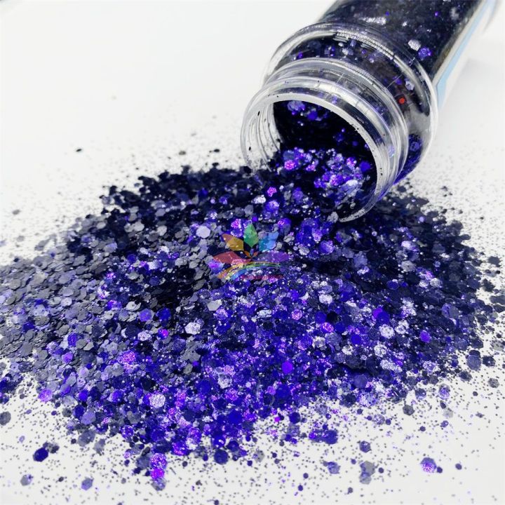 BSLC022   Chunky mix  High quality color shift glitter polyester iridescent glitter