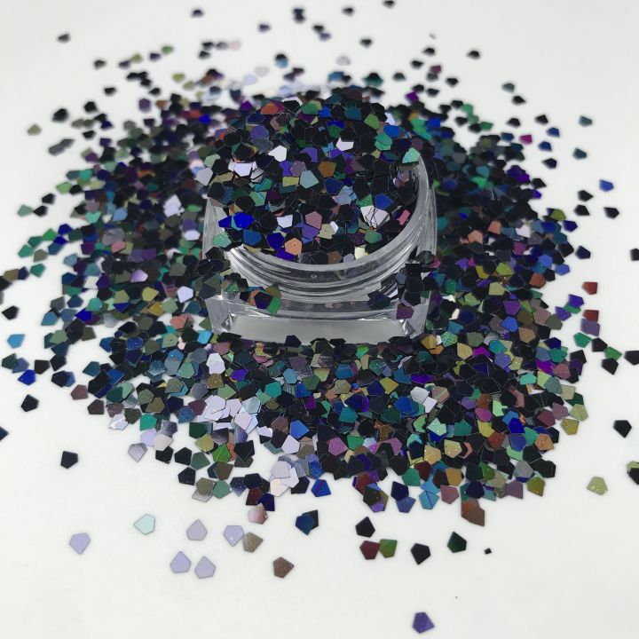 LB1000   Diamond Shapes Holographic Glitter 2mm