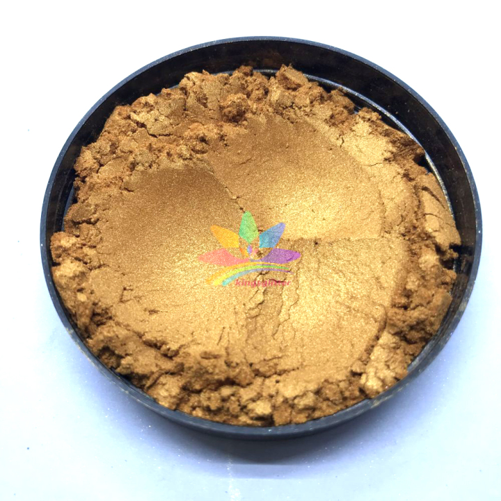 KMC319    Red Gold color Mica Powder Epoxy Resin Color Pigment Natural Dye Colorant