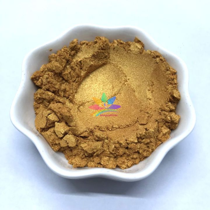 KMC303     Gold color Mica Powder Epoxy Resin Color Pigment Natural Dye Colorant