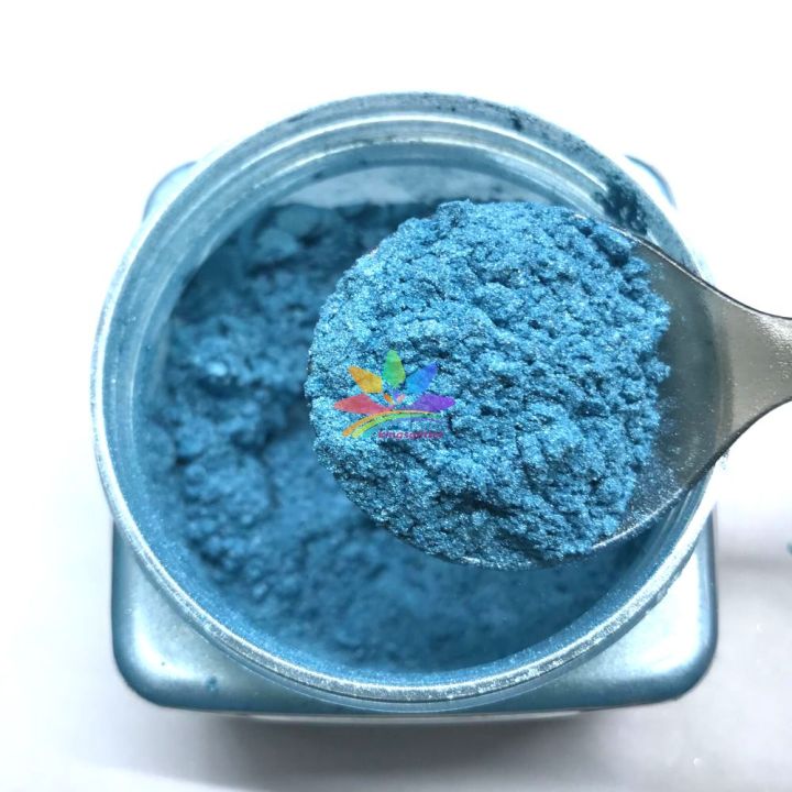 KMC400   blue color Mica Powder Epoxy Resin Color Pigment Natural Dye Colorant
