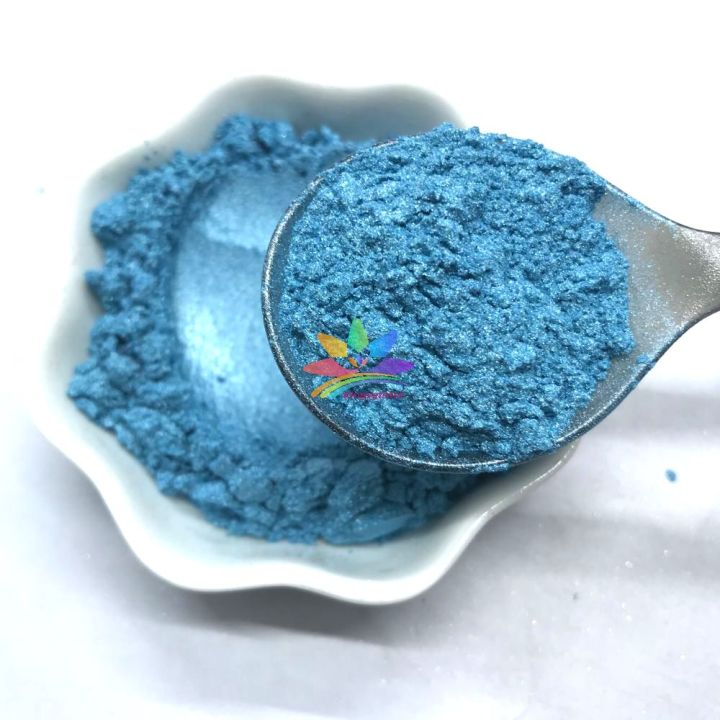 KMC400   blue color Mica Powder Epoxy Resin Color Pigment Natural Dye Colorant