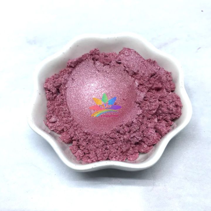 KMC403   peach red  color Mica Powder Epoxy Resin Color Pigment Natural Dye Colorant