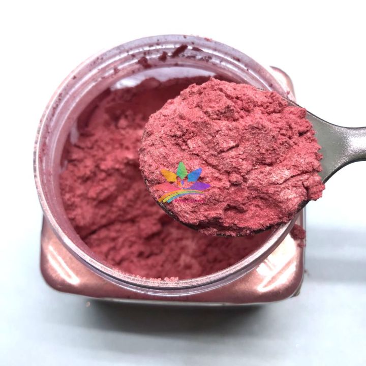 KMC415MK   iridescent red color Mica Powder Epoxy Resin Color Pigment Natural Dye Colorant
