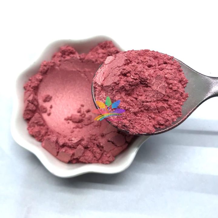 KMC415MK   iridescent red color Mica Powder Epoxy Resin Color Pigment Natural Dye Colorant