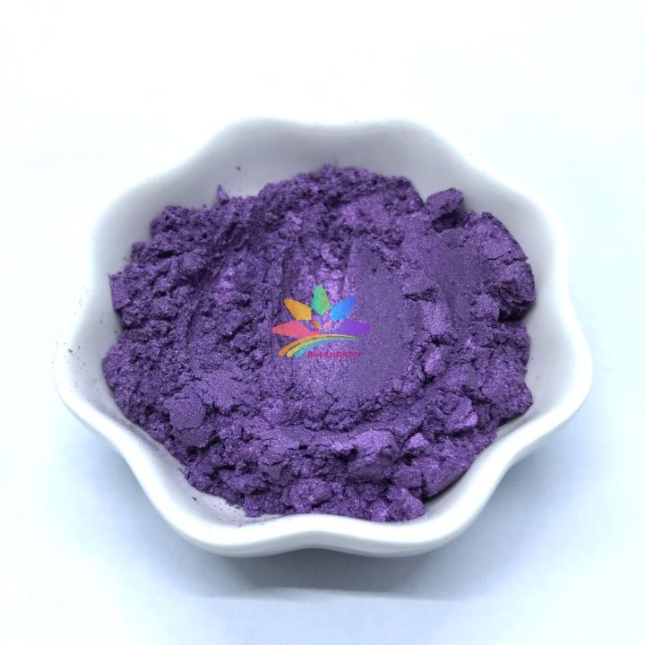 KMC419   iridescent purple color Mica Powder Epoxy Resin Color Pigment Natural Dye Colorant