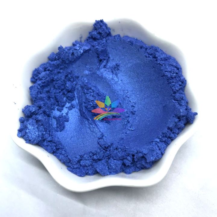 KMC425   iridescent blue color Mica Powder Epoxy Resin Color Pigment Natural Dye Colorant