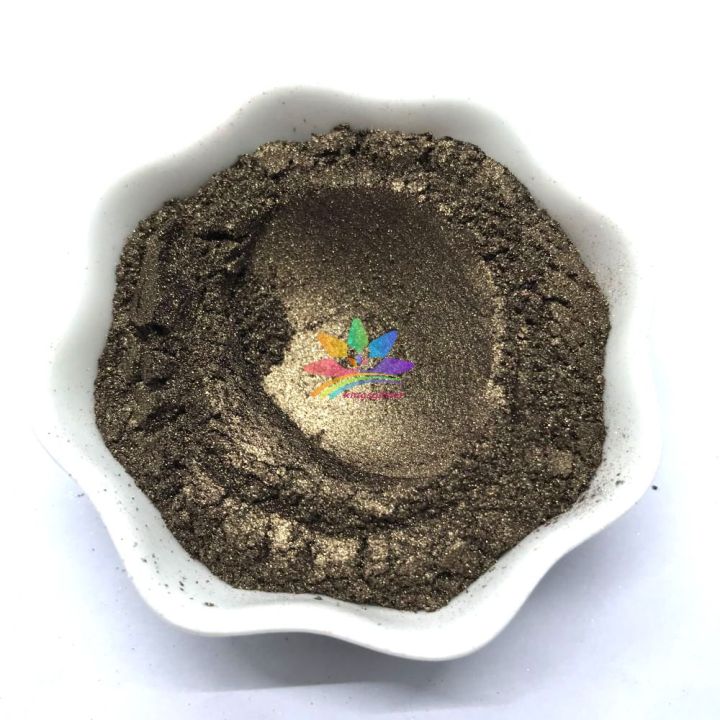 KMC430   shiny copper brown color Mica Powder Epoxy Resin Color Pigment Natural Dye Colorant