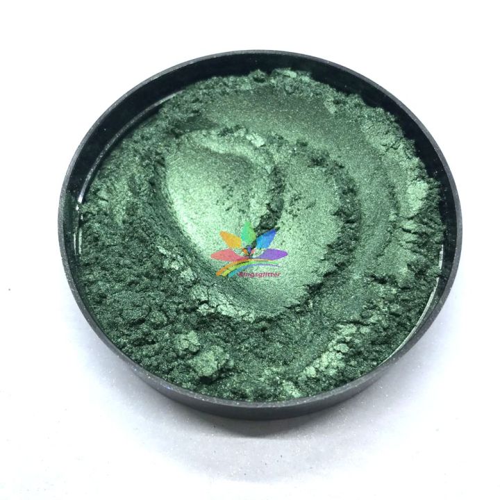 KMC436  dark green color Mica Powder Epoxy Resin Color Pigment Natural Dye Colorant