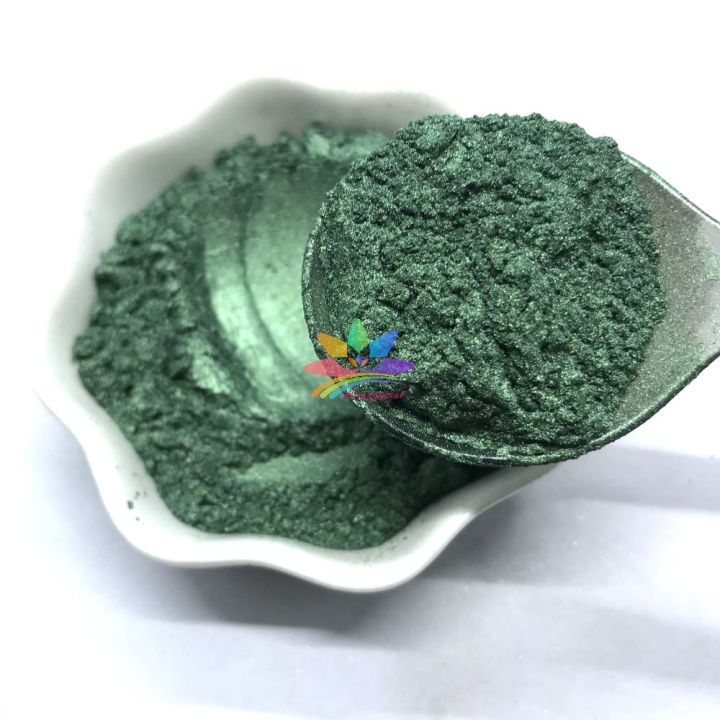 KMC436  dark green color Mica Powder Epoxy Resin Color Pigment Natural Dye Colorant