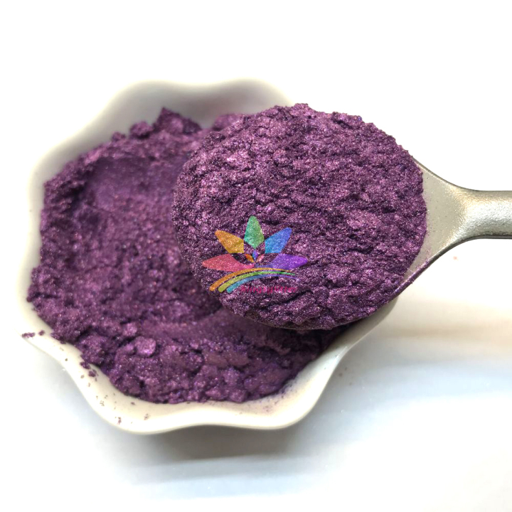 KMC469  iridescent purple color Mica Powder Epoxy Resin Color Pigment Natural Dye Colorant