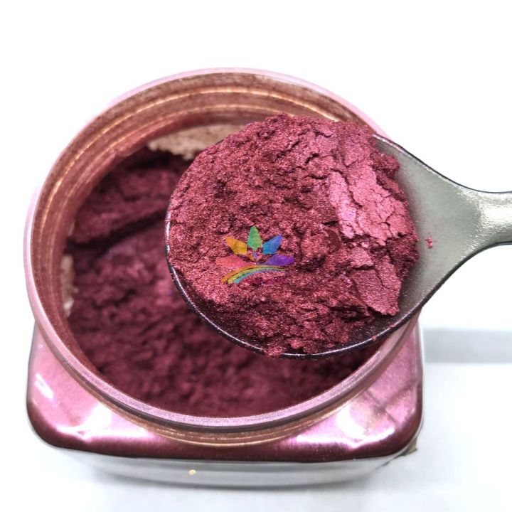 KMC505  purple red color Mica Powder Epoxy Resin Color Pigment Natural Dye Colorant