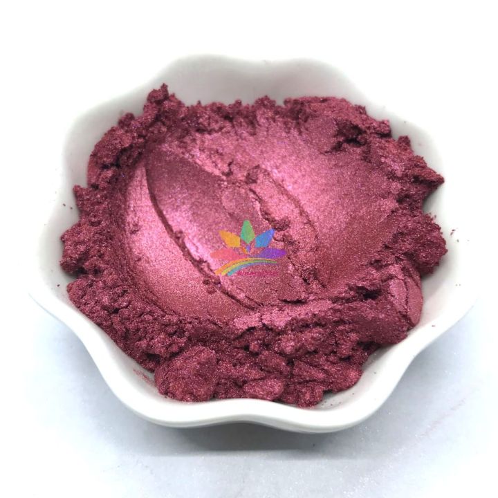 KMC505  purple red color Mica Powder Epoxy Resin Color Pigment Natural Dye Colorant