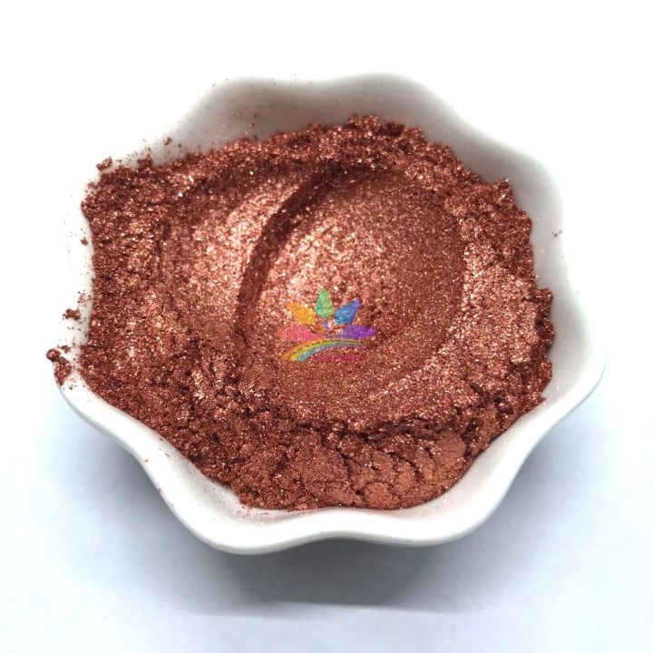 KMC5321   flash red brown color Mica Powder Epoxy Resin Color Pigment Natural Dye Colorant