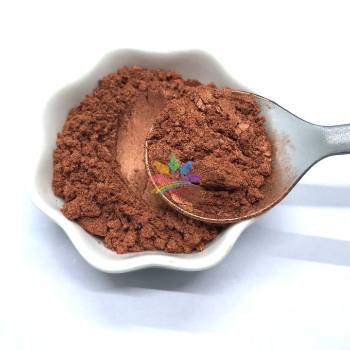 KMC522MK   brown red color Mica Powder Epoxy Resin Color Pigment Natural Dye Colorant