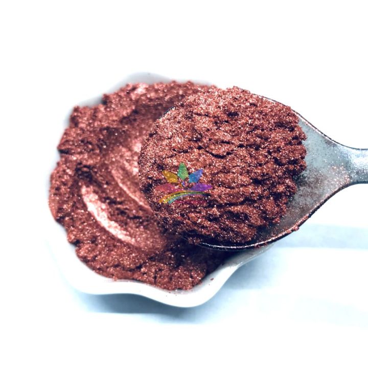 KMC533   red dates color Mica Powder Epoxy Resin Color Pigment Natural Dye Colorant