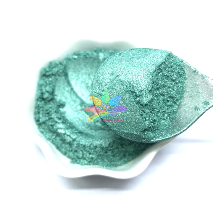KMCG3    Turquoise blue color Mica Powder Epoxy Resin Color Pigment Powder